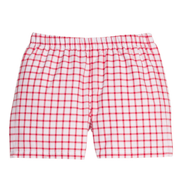 LITTLE ENGLISH Basic Short - Red Windowpane