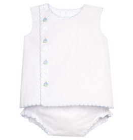 LITTLE ENGLISH Davis Day Set - Sailboats