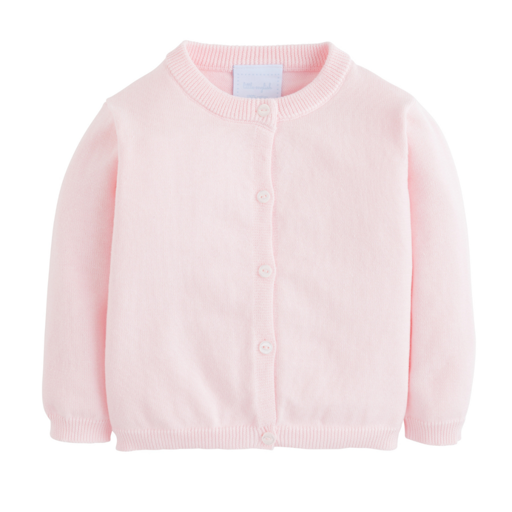 LITTLE ENGLISH Essential Cardigan - Light Pink