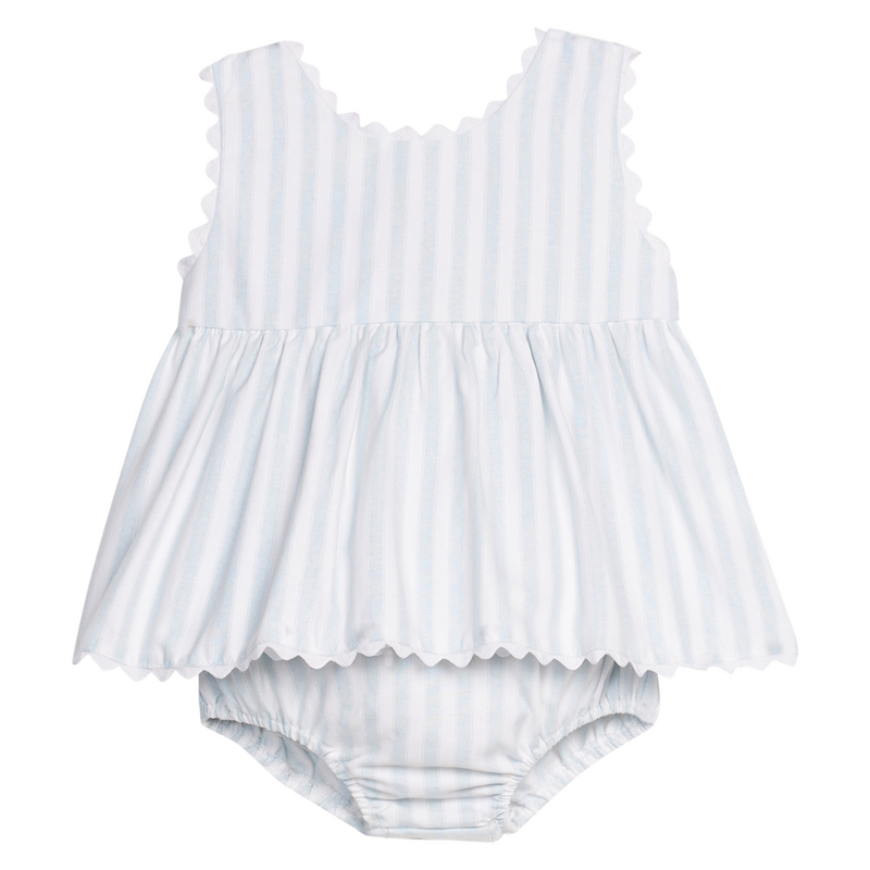 LITTLE ENGLISH Mary Dee Diaper Set - Savannah Stripe