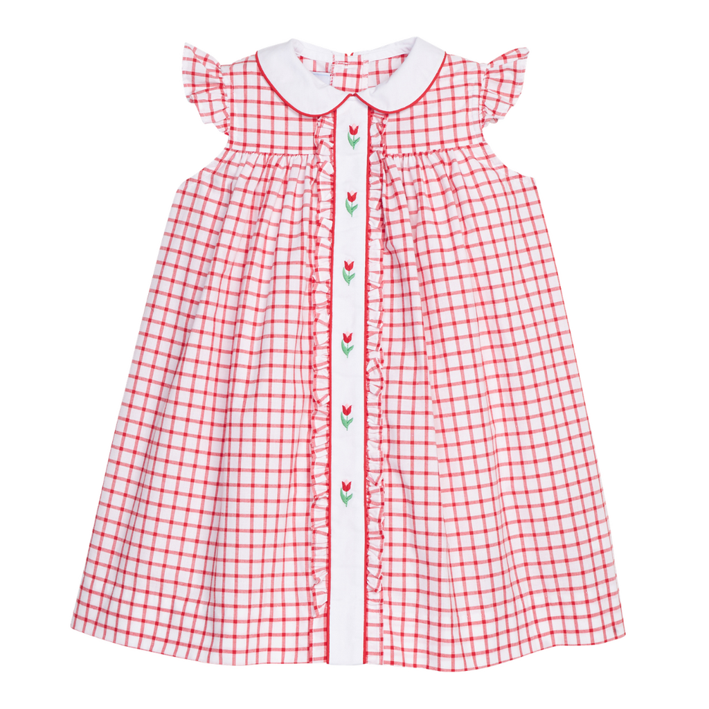 LITTLE ENGLISH Ruffled Sally Dress - Tulip Valley
