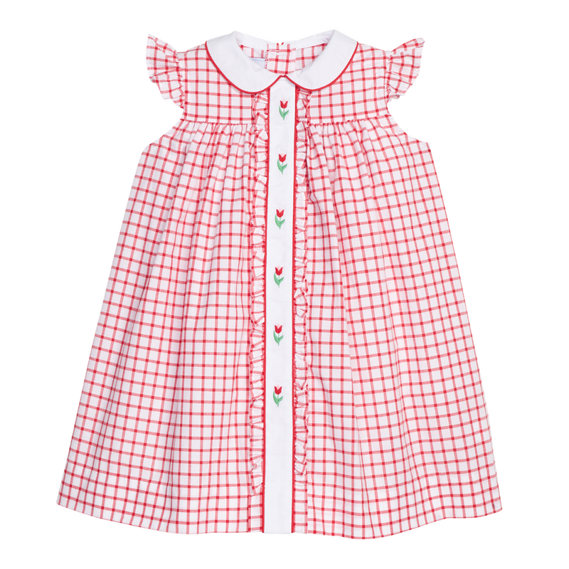 LITTLE ENGLISH Ruffled Sally Dress - Tulip Valley