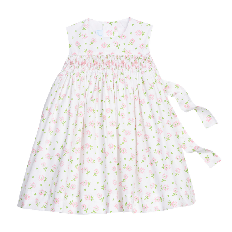 LITTLE ENGLISH Simply Smocked Dress - Meriwether Floral