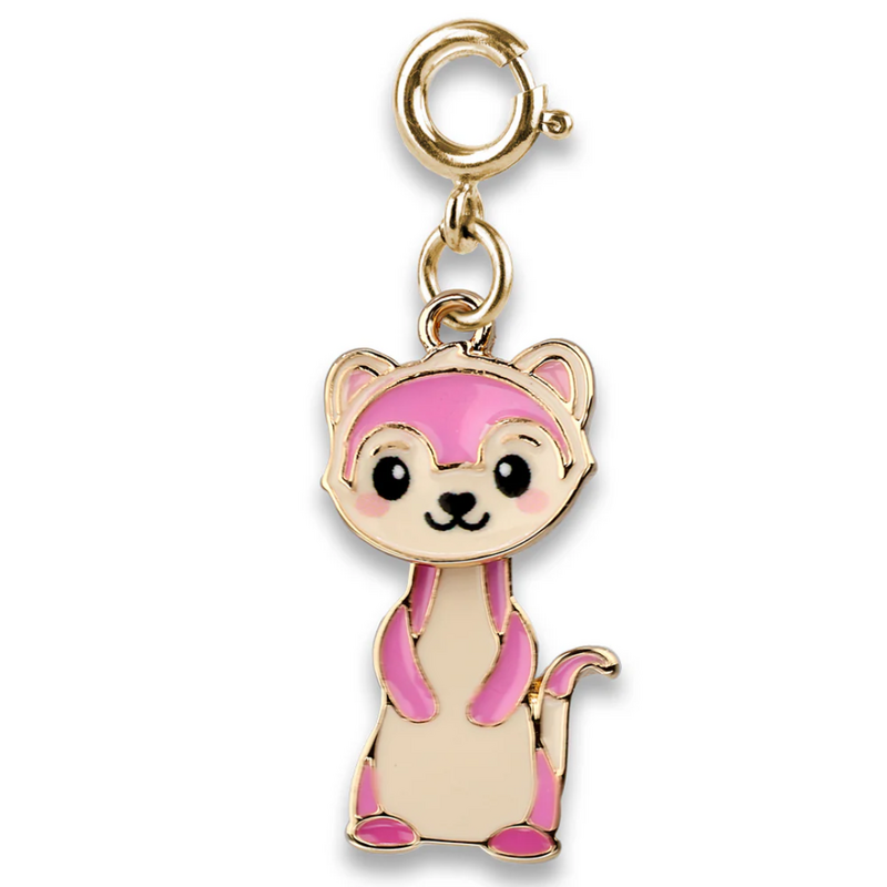 CHARM IT! GOLD SWIVEL FERRET CHARM