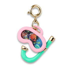 CHARM IT! GOLD REBEL GIRLS SNORKEL CHARM