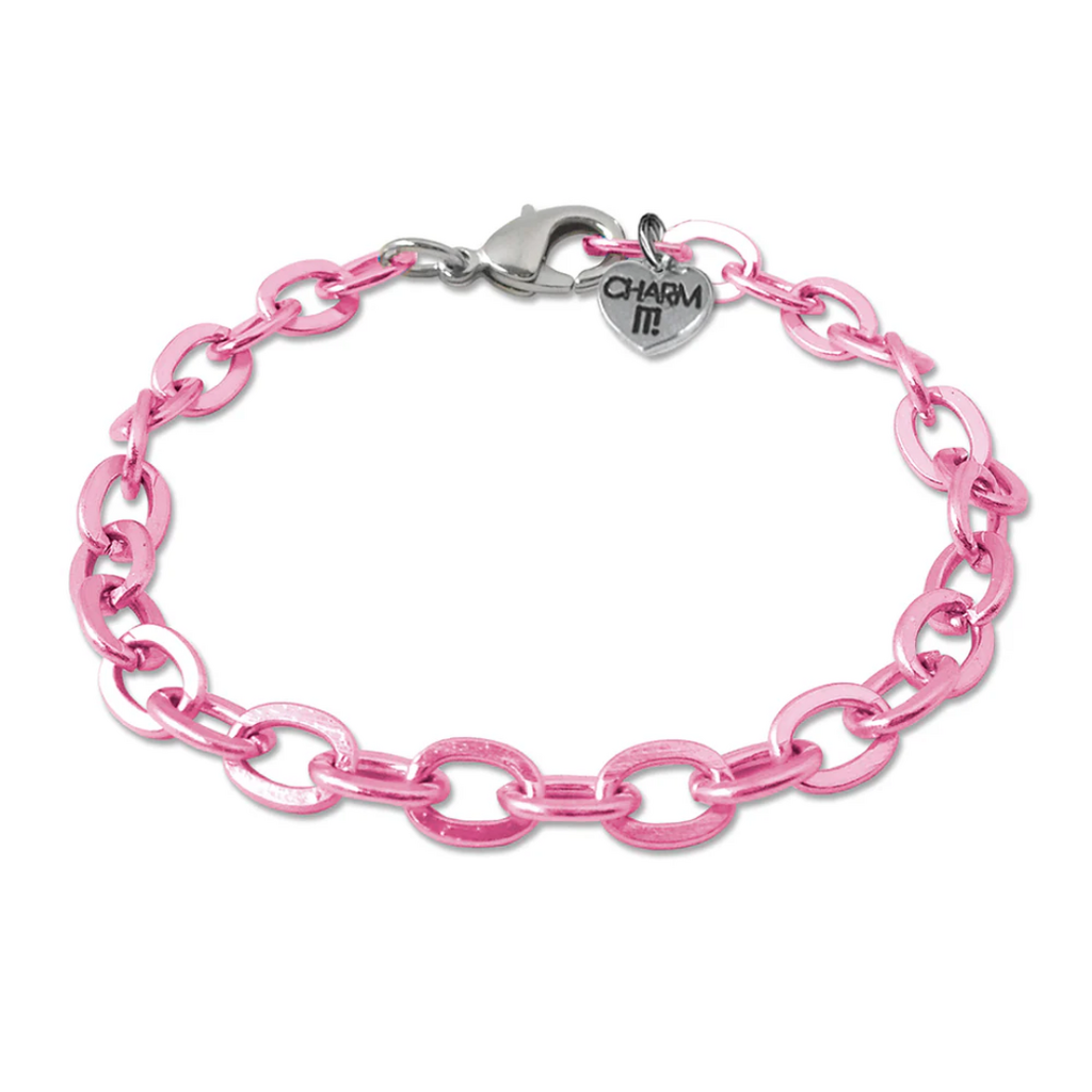 CHARM IT! CHARM IT! PINK CHAIN BRACELET