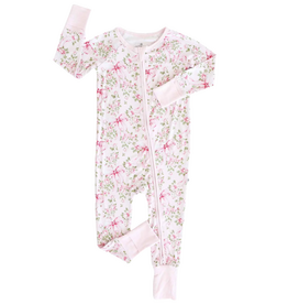 CADEN LANE BOWS IN BLOOM CONVERTIBLE ZIP ROMPER