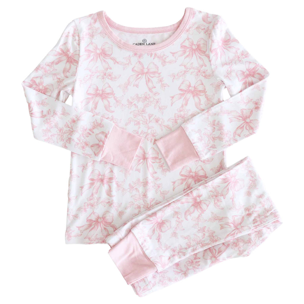 CADEN LANE FANCY FRILLS PAJAMA SET