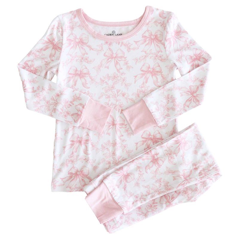 CADEN LANE FANCY FRILLS PAJAMA SET