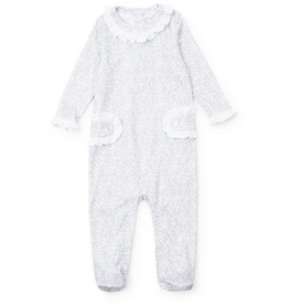 Lila + Hayes LUCY GIRL'S ROMPER-GARDEN SOIREE