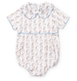 Lila + Hayes PALMER BOY'S BUBBLE-EASTER BUNNIES BLUE