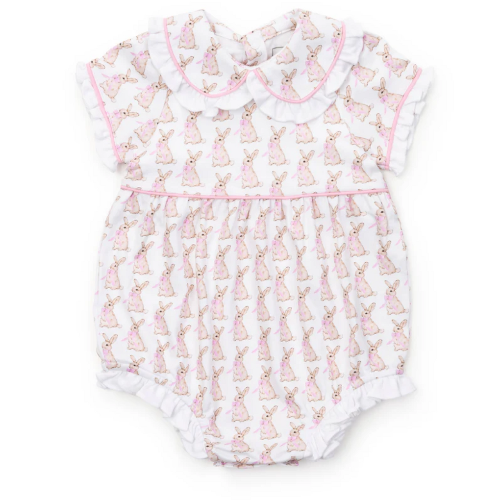 Lila + Hayes COUNCIL GIRL'S BUBBLE-EASTER BUNNIES PINK