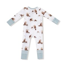 ANGEL DEAR Baby Beavers - 2 Way Zipper Romper