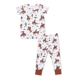 ANGEL DEAR SS Loungewear Set - Buckaroo Western