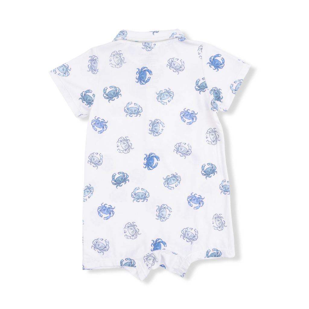 ANGEL DEAR Polo Shortie - Blue Crabs
