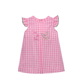 REMEMBER NGUYEN PINK CHARLOTTE DRESS-SEE YA LATER ALLIGATOR
