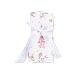ANGEL DEAR Swaddle Blanket - Cowgirl Nursery