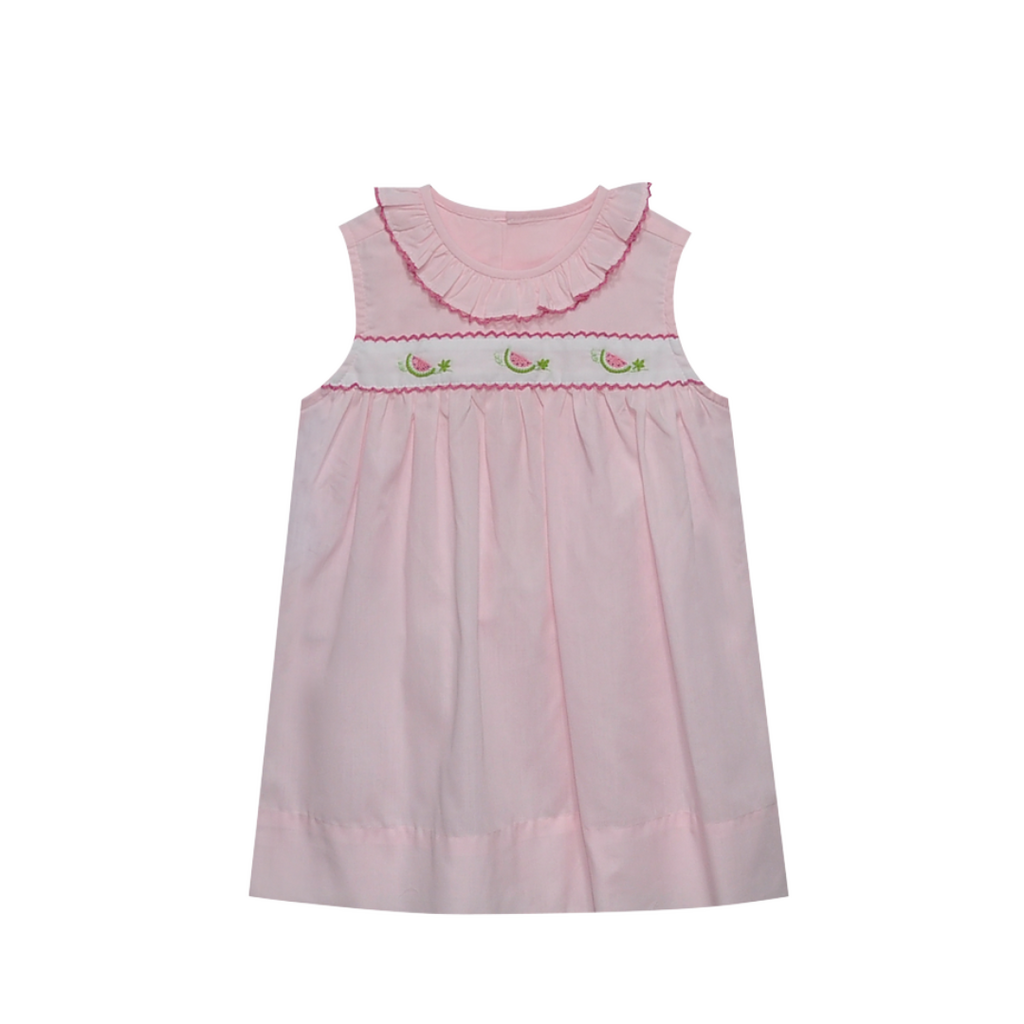 BABY SEN PINK BRYN DRESS-WATERMELON