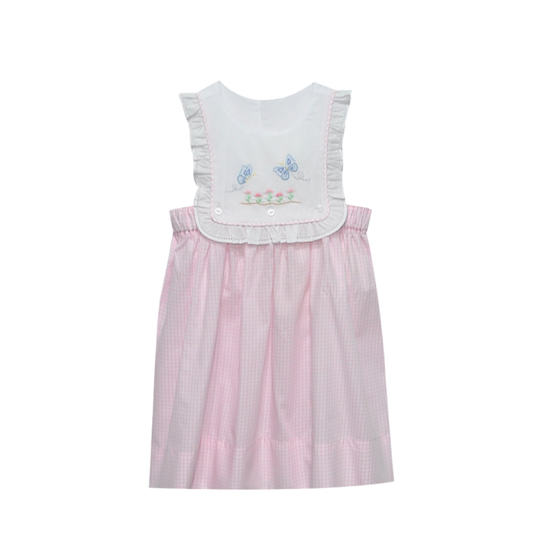 BABY SEN PINK LOGAN DRESS-BUTTERFLY BREEZE