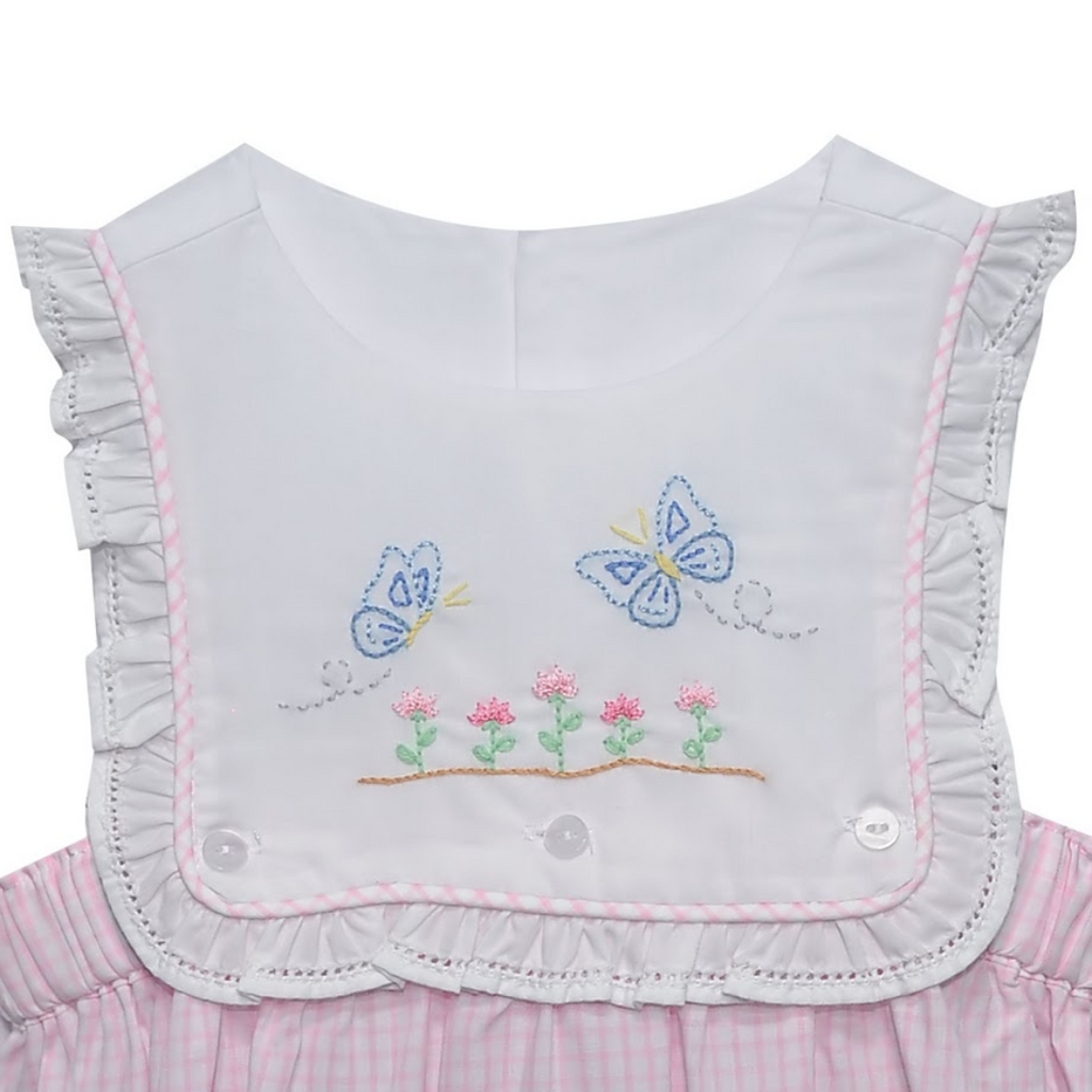 BABY SEN PINK LOGAN DRESS-BUTTERFLY BREEZE