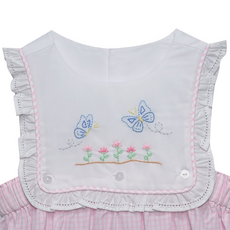 BABY SEN PINK LOGAN DRESS-BUTTERFLY BREEZE