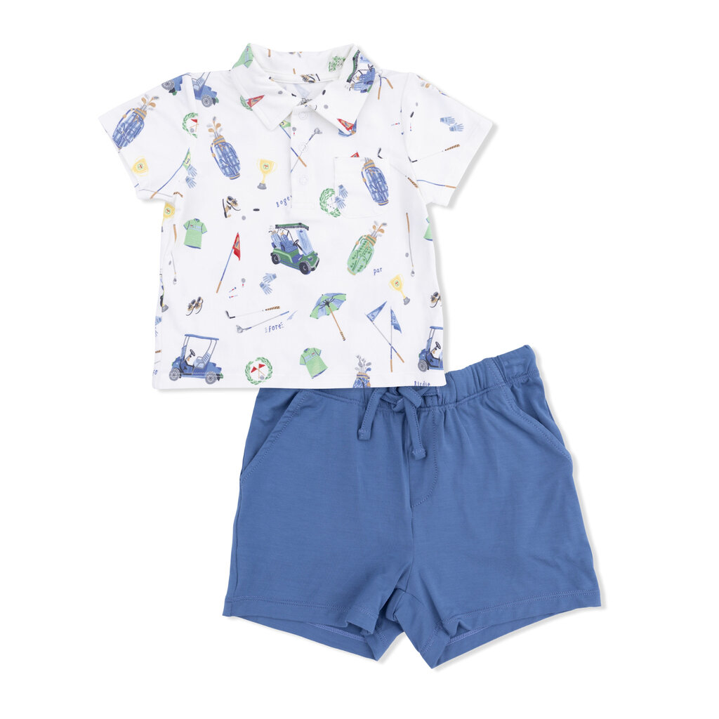 ANGEL DEAR Polo with Casual Short - Golf Things