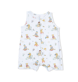 ANGEL DEAR Sleeveless Shortie Romper - Lake Buddy Dogs