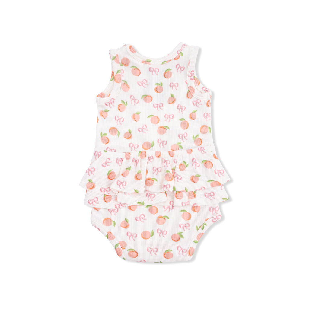 ANGEL DEAR Ruffle Tank Bodysuit - Little Peaches