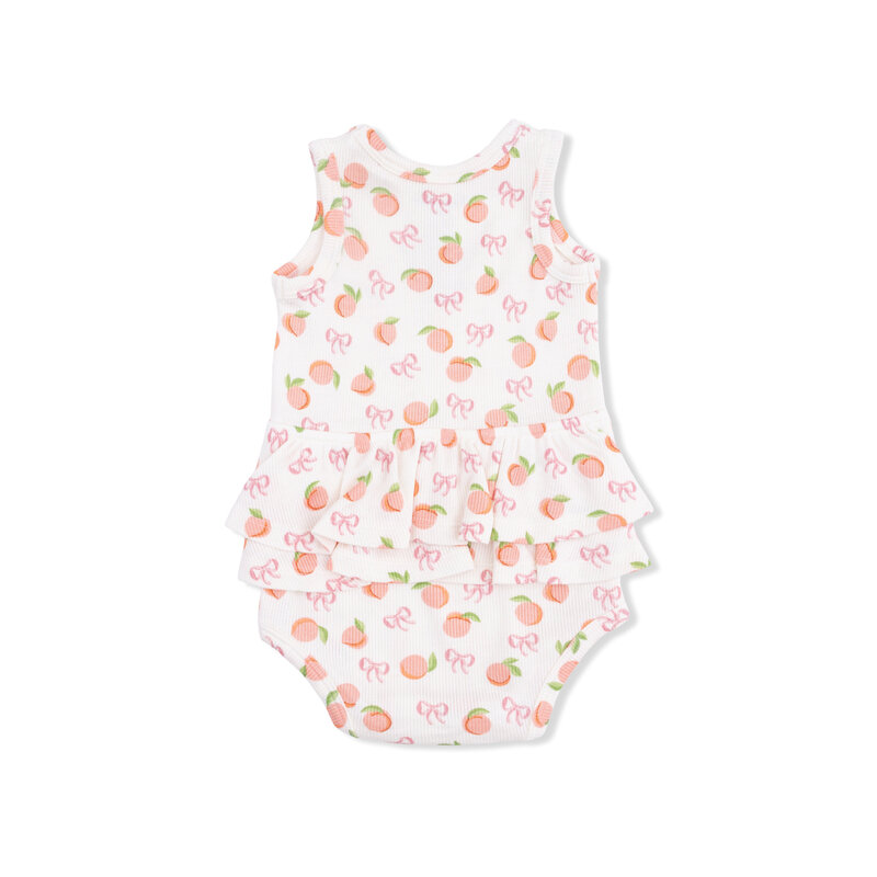 ANGEL DEAR Ruffle Tank Bodysuit - Little Peaches