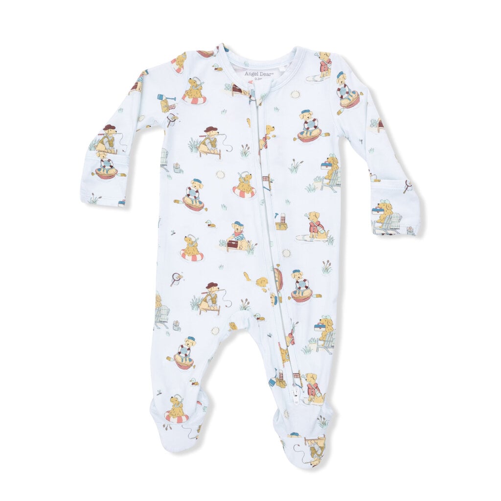 ANGEL DEAR 2 Way Zipper Footie - Lake Buddy Dogs