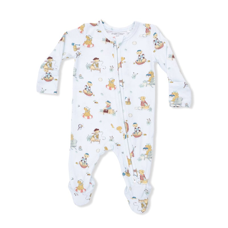 ANGEL DEAR 2 Way Zipper Footie - Lake Buddy Dogs