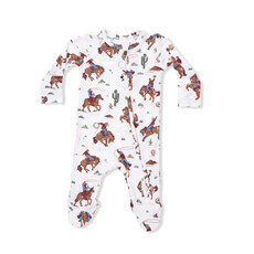 ANGEL DEAR 2 Way Zipper Footie - Buckaroo Western