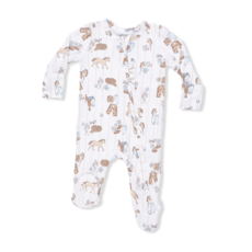ANGEL DEAR 2 Way Zipper Footie - Cowboy Nursery