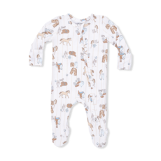 ANGEL DEAR 2 Way Zipper Footie - Cowboy Nursery