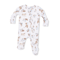 ANGEL DEAR 2 Way Zipper Footie - Cowboy Nursery