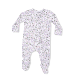 ANGEL DEAR 2 Way Zipper Footie - Shannon Floral