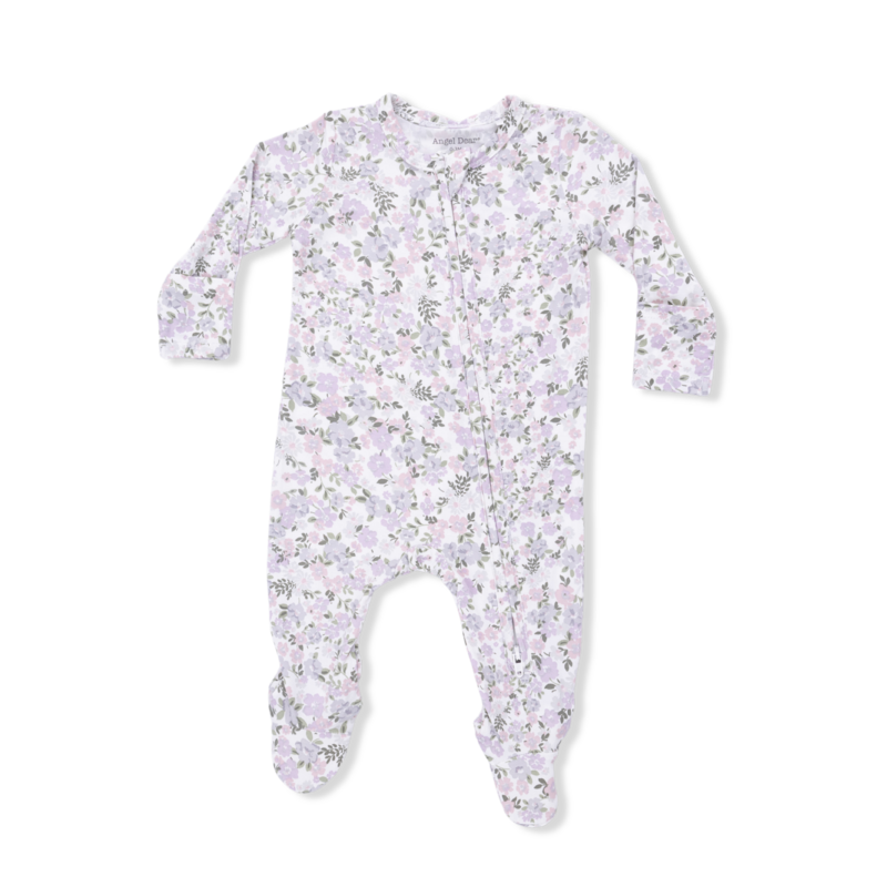 ANGEL DEAR 2 Way Zipper Footie - Shannon Floral