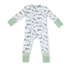 ANGEL DEAR Convertible Romper - Crayon Alligators
