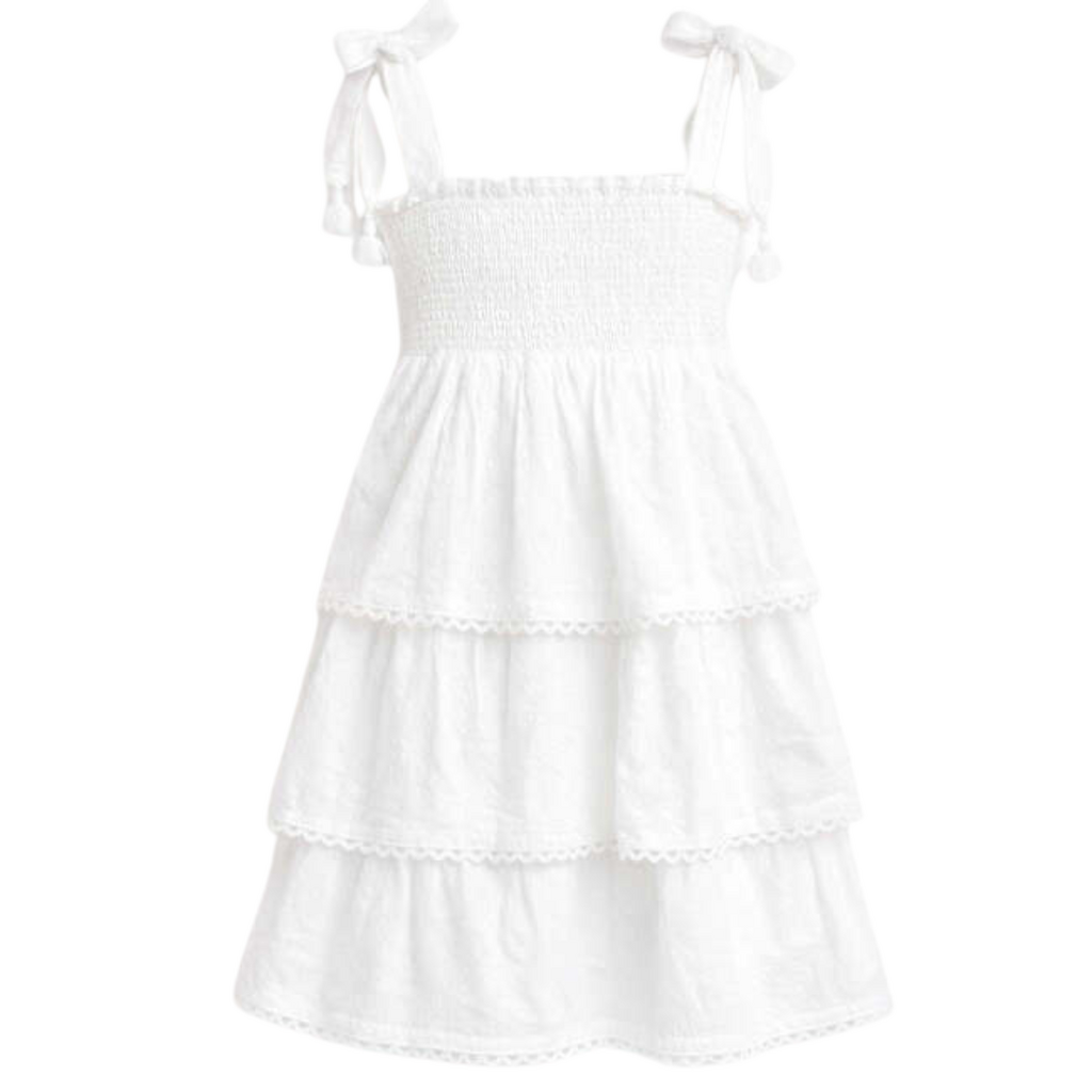 SUMMER LOVING PALOMA DRESS WHITE