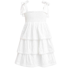 SUMMER LOVING PALOMA DRESS WHITE