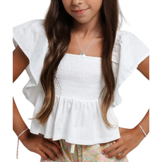 SUMMER LOVING AURORA TOP WHITE