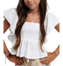 SUMMER LOVING AURORA TOP WHITE