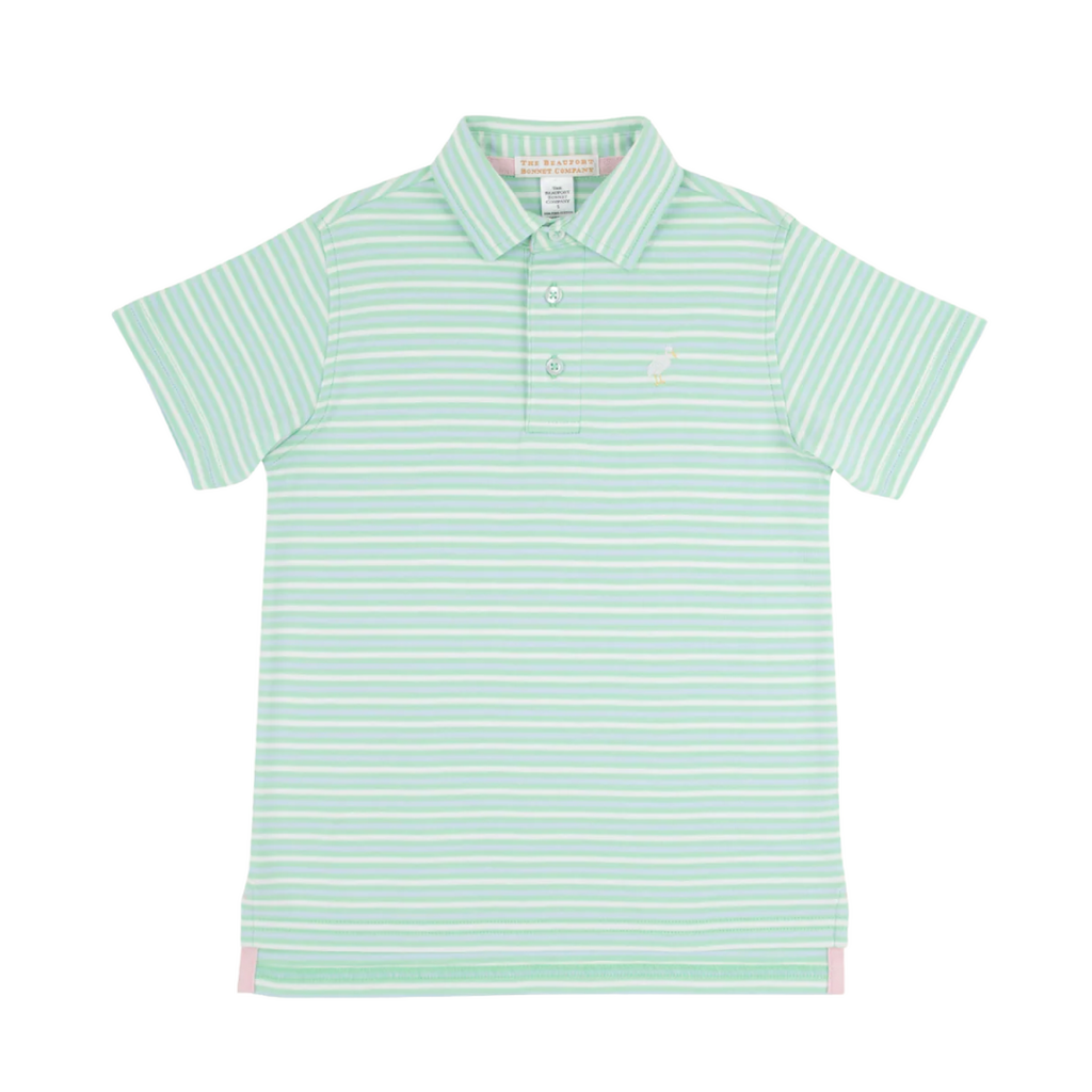 THE BEAUFORT BONNET COMPANY PRIM AND PROPER POLO SS-PIMA