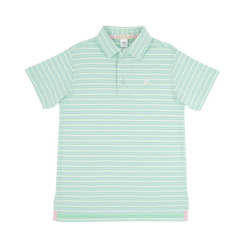 THE BEAUFORT BONNET COMPANY PRIM AND PROPER POLO SS-PIMA