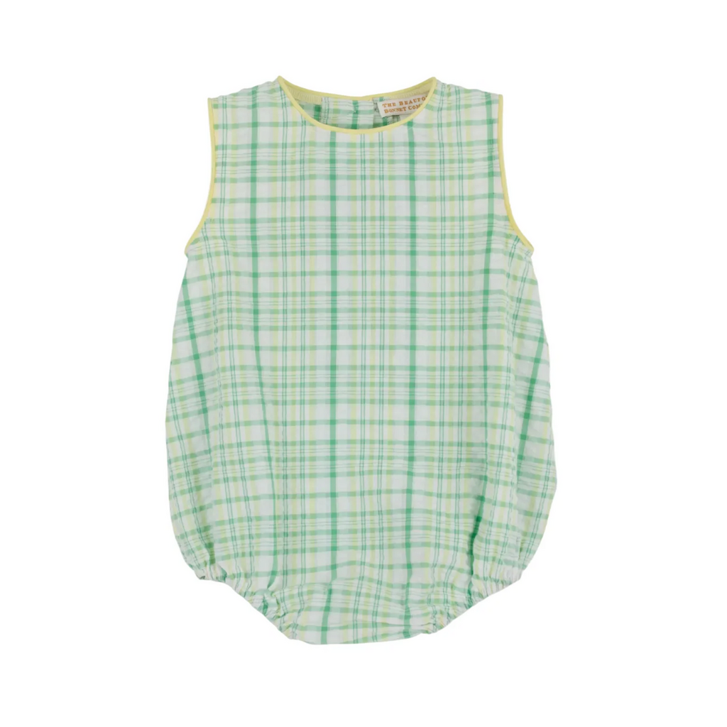 THE BEAUFORT BONNET COMPANY BENJAMIN BUBBLE-SEERSUCKER Gibson Island Green/Lake Yell