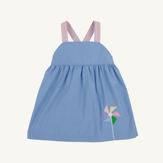 THE BEAUFORT BONNET COMPANY MACY DREW DRESS-Park City Periwinkle/Woodstock Park Plaid