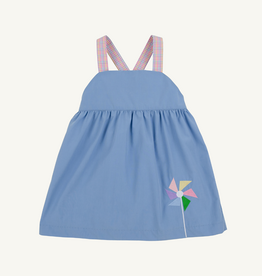 THE BEAUFORT BONNET COMPANY MACY DREW DRESS-Park City Periwinkle/Woodstock Park Plaid