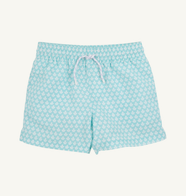 THE BEAUFORT BONNET COMPANY TORTOLA SWIM TRUNKS Dunmore Doo-Dad/Lauderdale Lavender