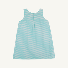 THE BEAUFORT BONNET COMPANY SPENCER SMOCKED DRESS Dunmore Doo-Dad/Worth Ave White