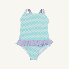 THE BEAUFORT BONNET COMPANY TAYLOR BAY BATHING SUIT Dunmore Doo-Dad/Lauderdale Lavender